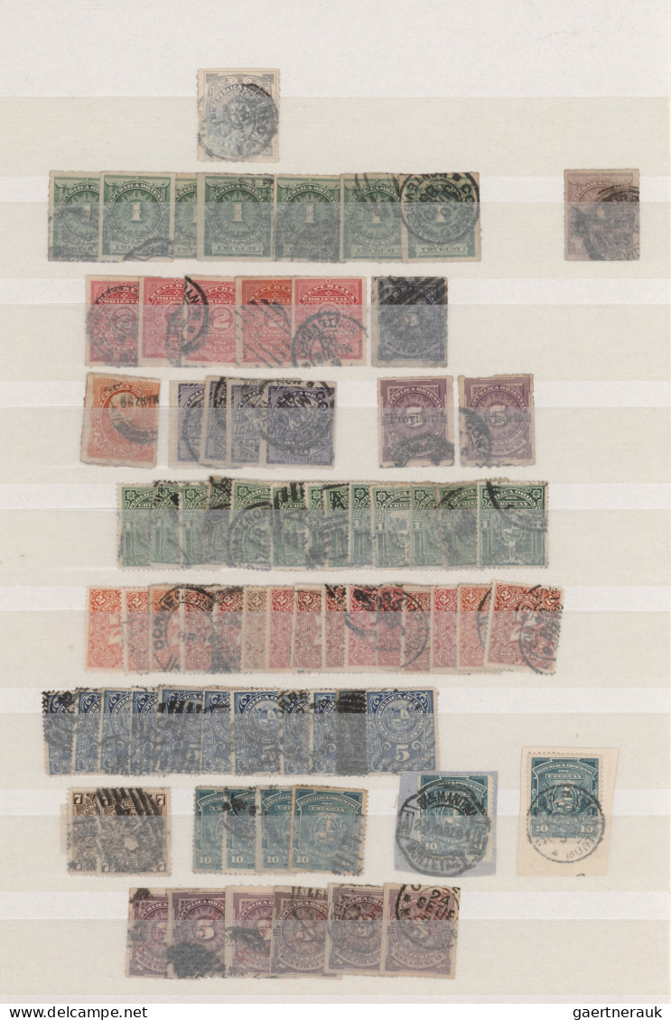 Uruguay: 1870/1995 (approx.), Collection In Thick Stockbook, Including Earlier D - Uruguay