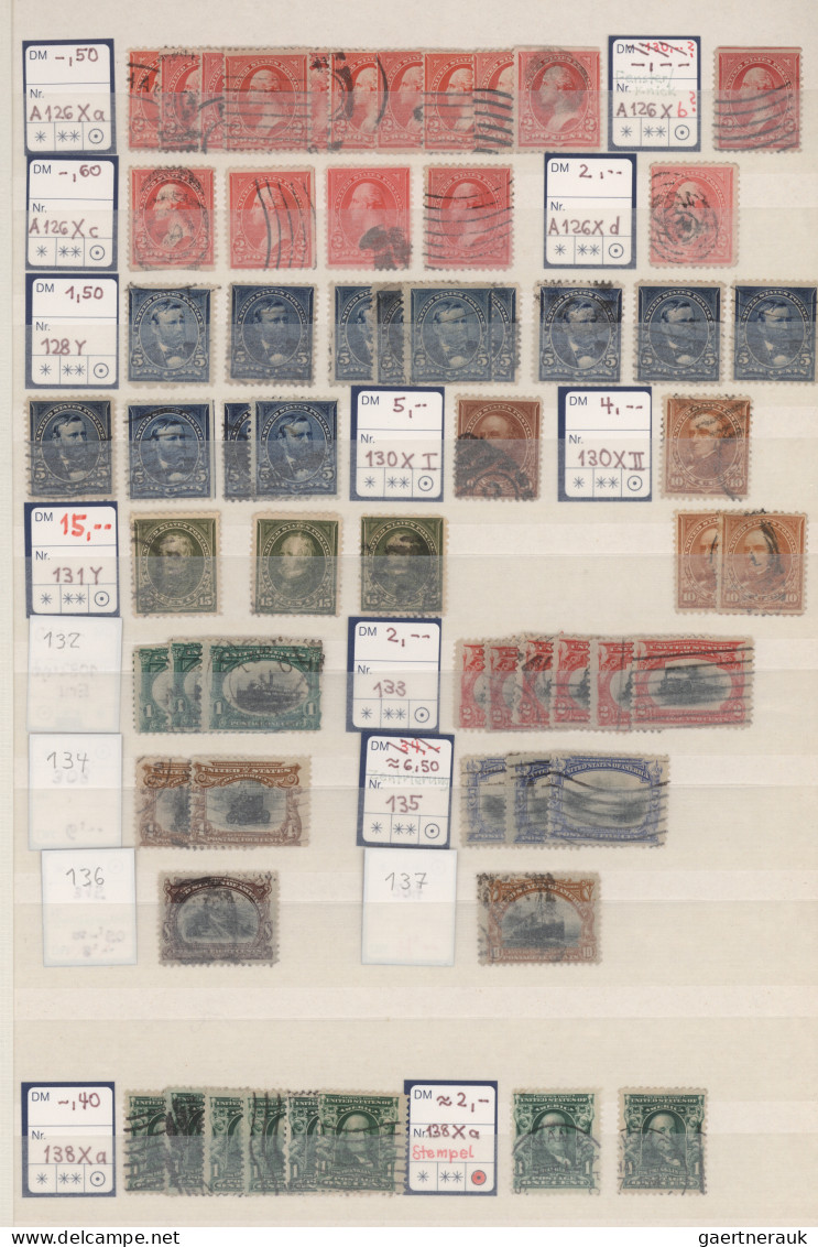 United States: 1855/2005 (ca.), Sophisticated Mainly Used Balance In 15 Albums P - Cartas & Documentos