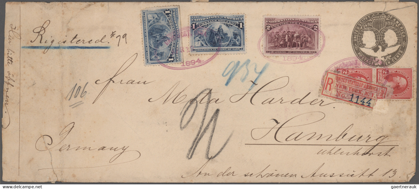 United States: 1890/1990 (ca.), sophisticated balance of apprx. 650 covers/cards