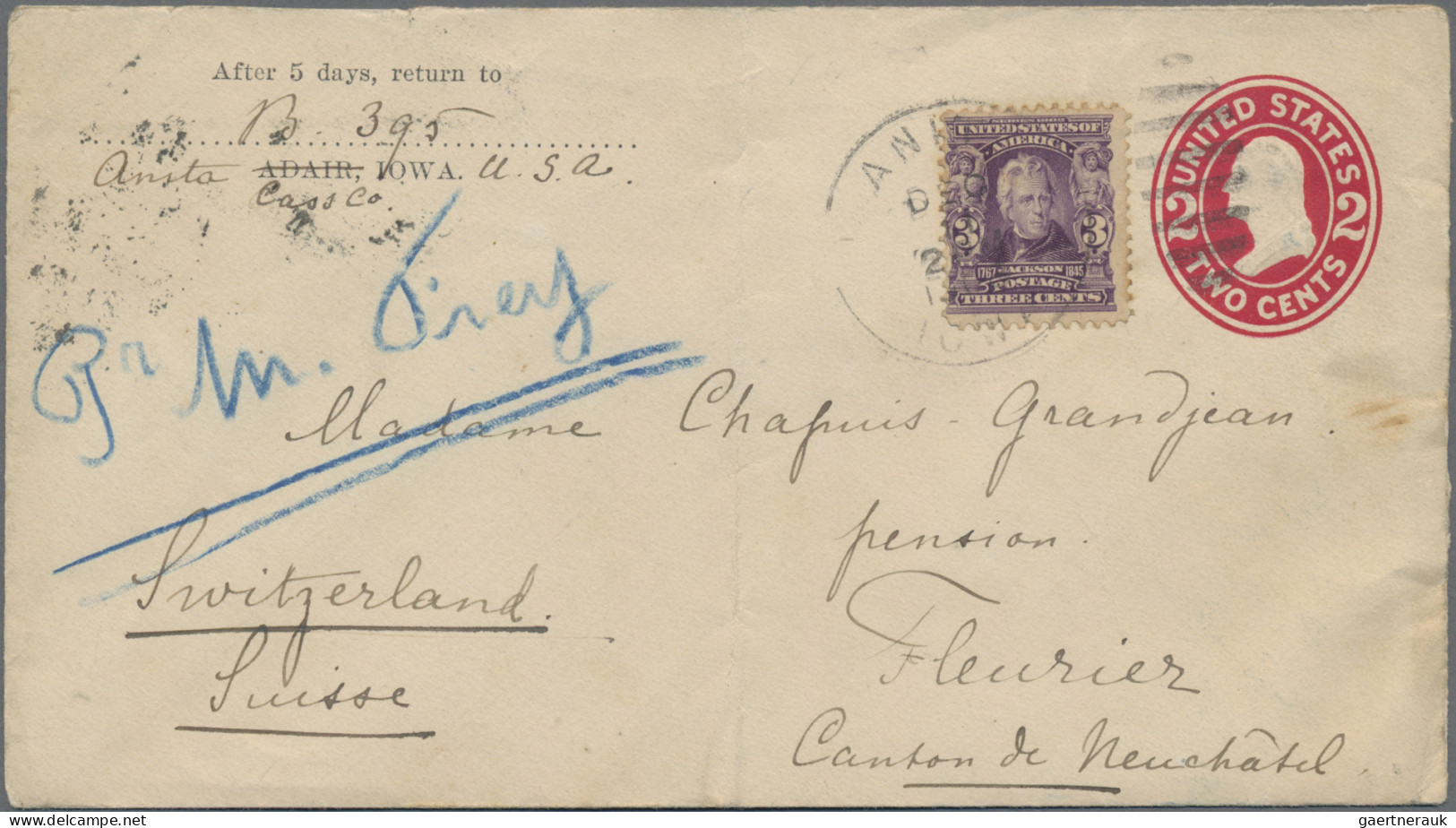 United States: 1900/1939 (ca.), collection of apprx. 280 covers/cards all sent t