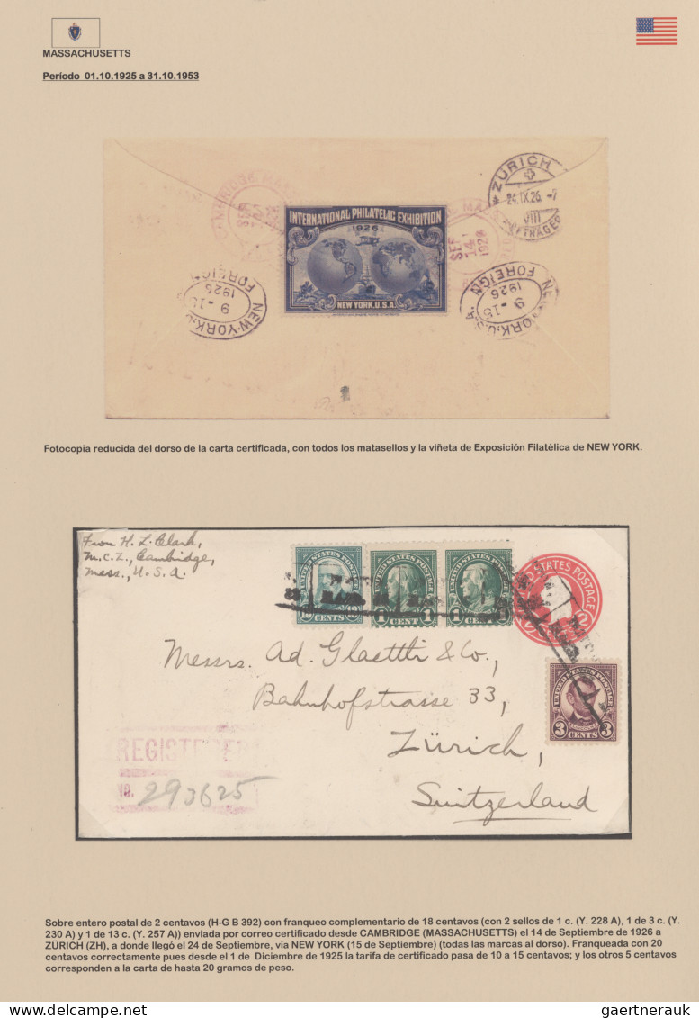 United States: 1900/1939 (ca.), collection of apprx. 280 covers/cards all sent t