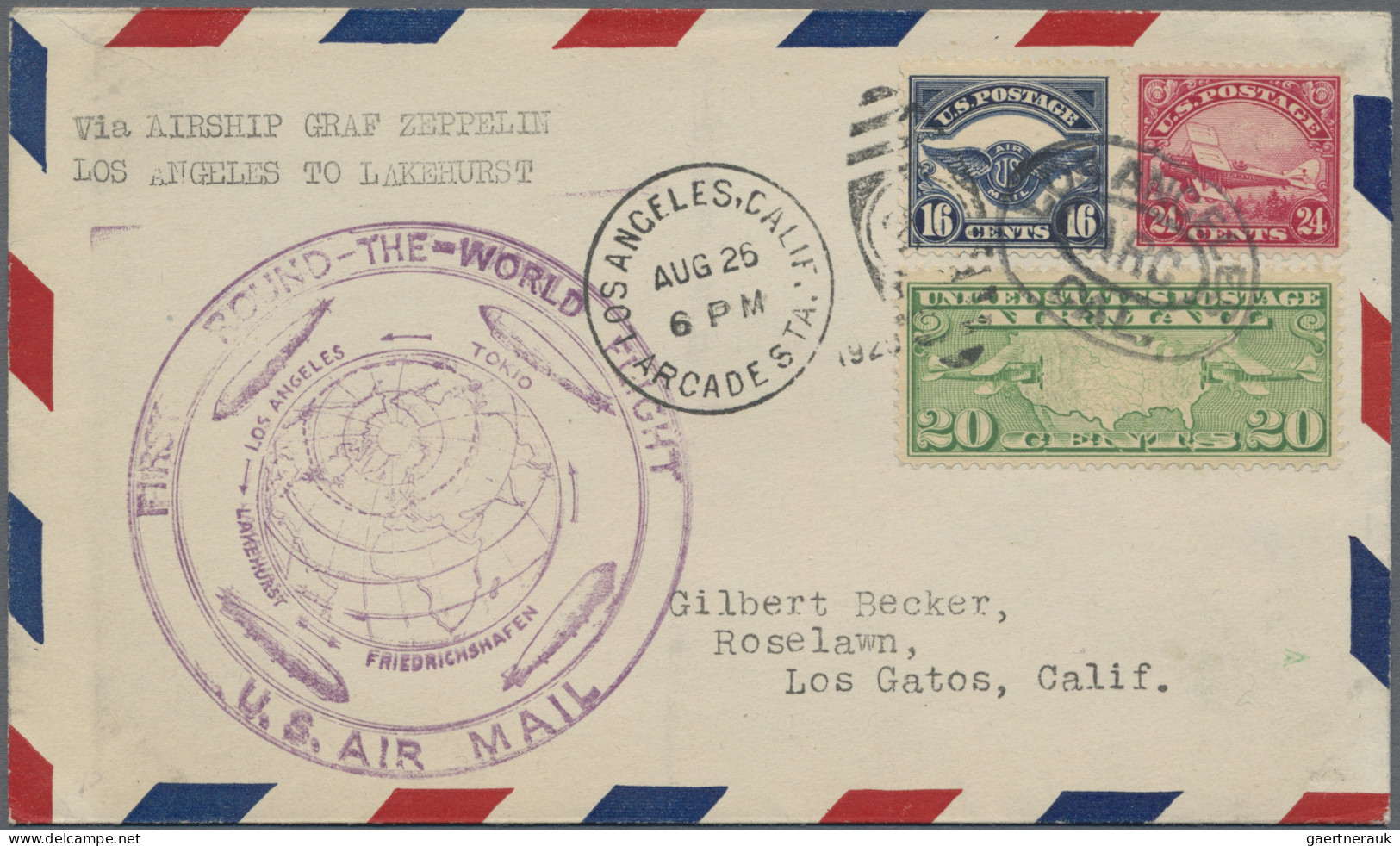 United States: 1926/1950, Mainly Around 1930, Assortment Of Apprx. 212 AIRMAIL C - Cartas & Documentos