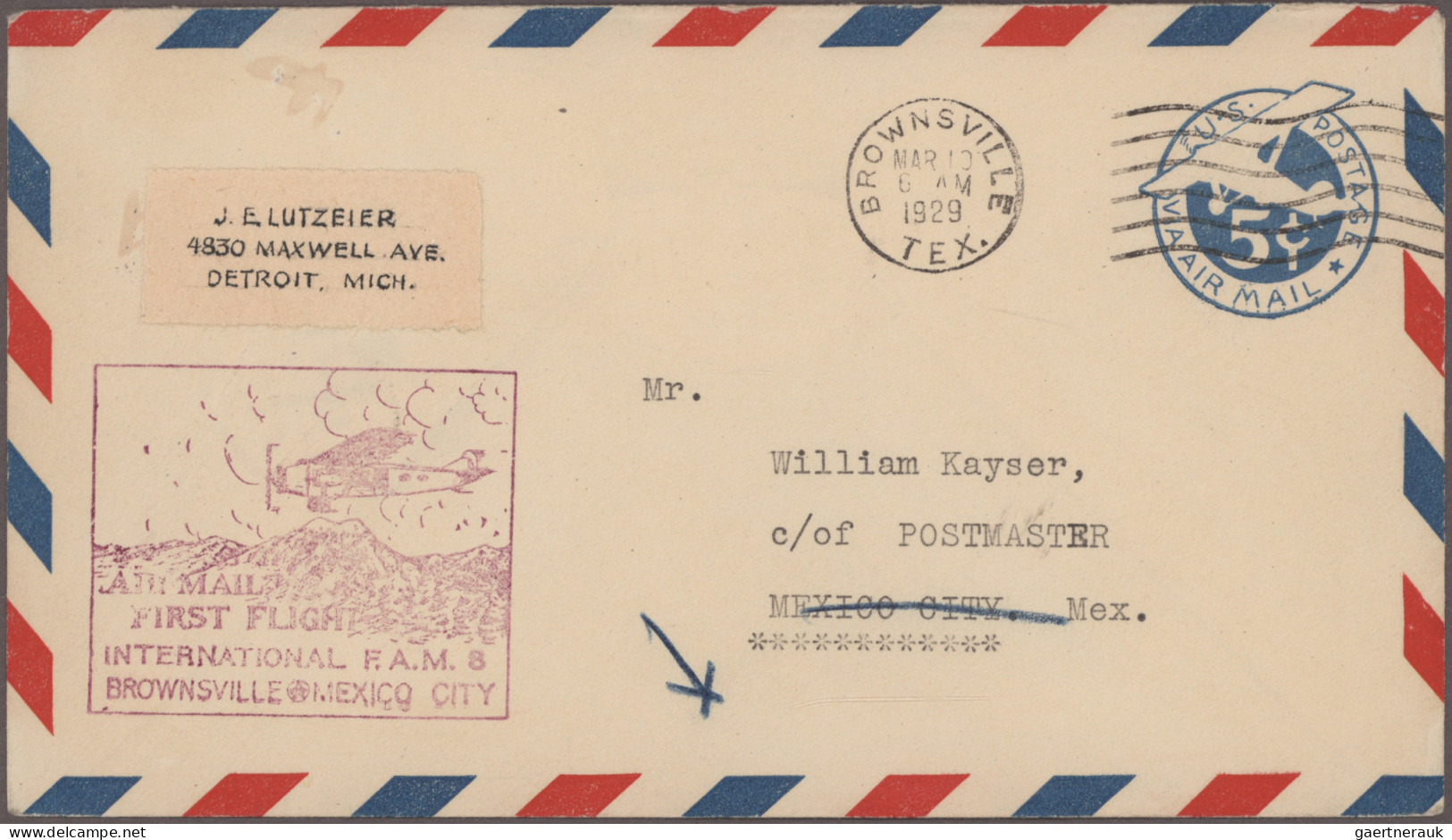 United States: 1929/1990 (ca.), AIRMAIL, collection of apprx. 164 covers, compri