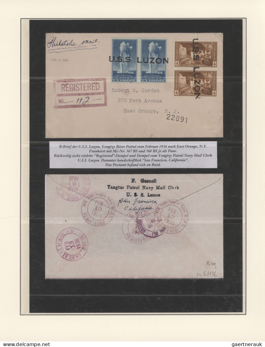 United States Of America - Post In China: 1900/1940 (ca) , Interesting Exhibit O - Chine (Shanghai)