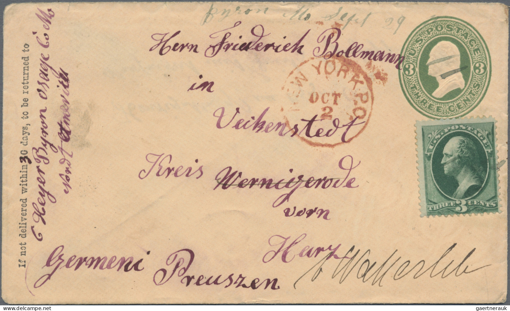 United States - Postal Stationary: 1875/1937 (ca.), Lot Of 31 Used Stationeries - Altri & Non Classificati