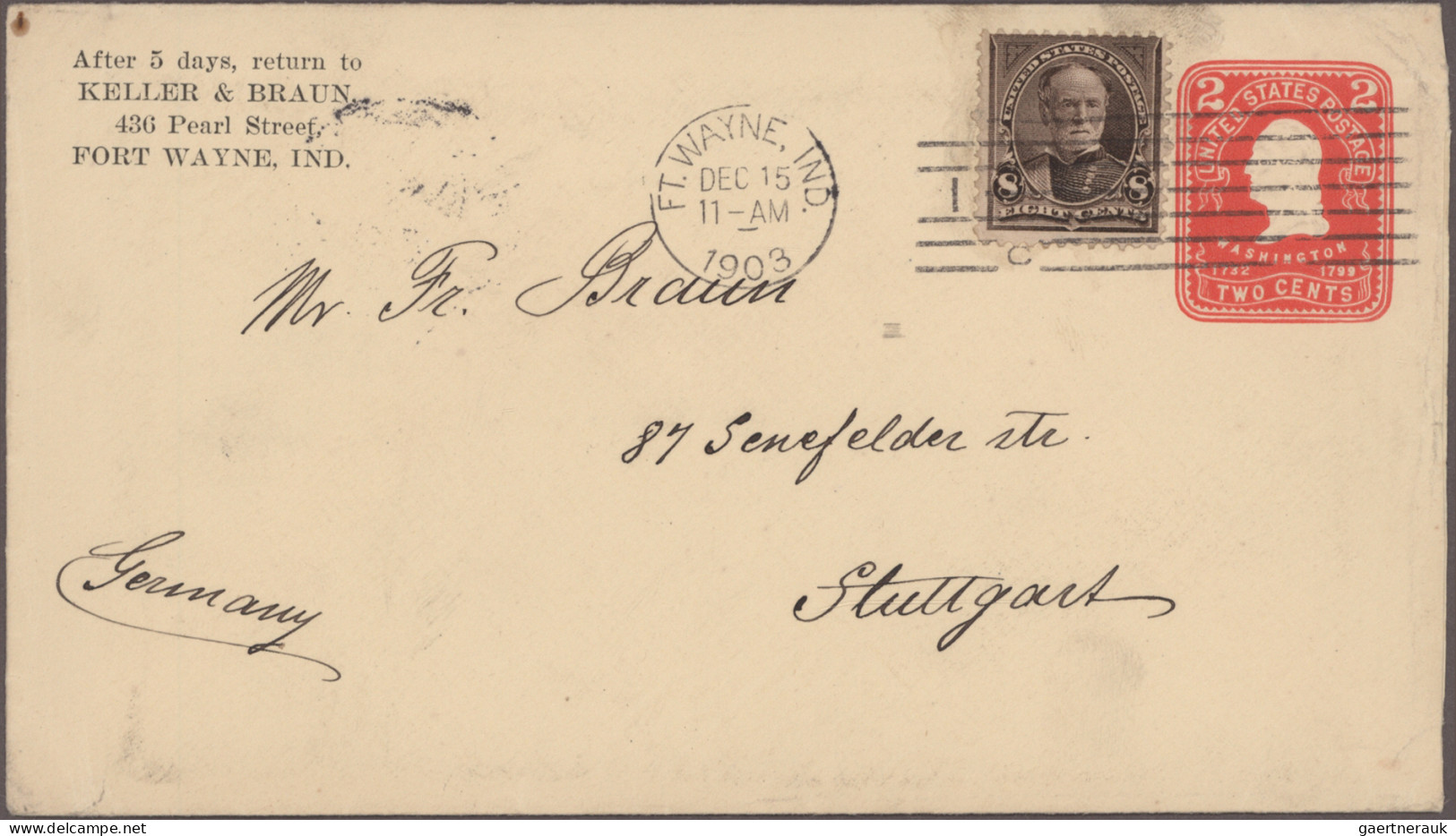 United States - Postal Stationary: 1875/1985 (ca.), Mainly Up To 1920, Balance O - Other & Unclassified