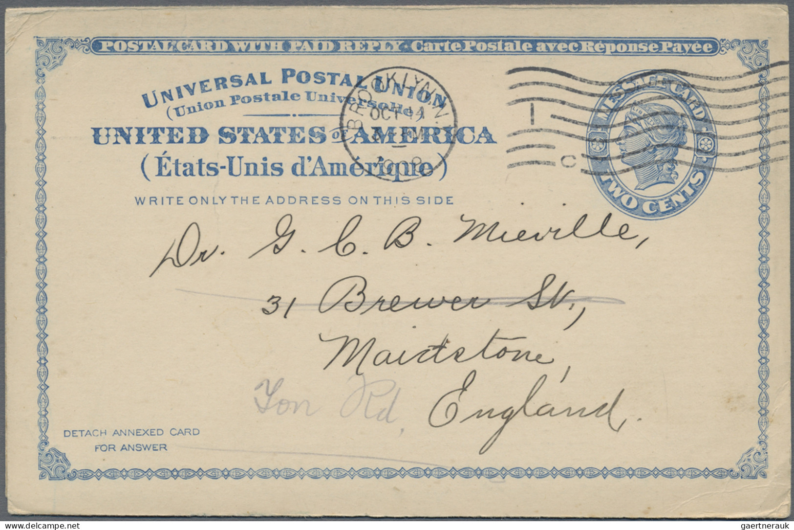 United States - Postal Stationary: 1880/1917, Assortment Of 61 Commercially Used - Sonstige & Ohne Zuordnung