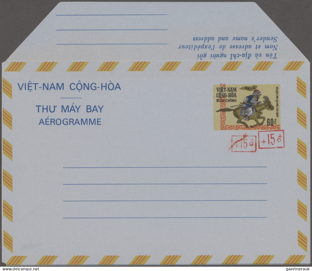 South-Vietnam (1951-1975): 1962/1996, Collection Of 26 Air Letter Sheets Unused/ - Viêt-Nam