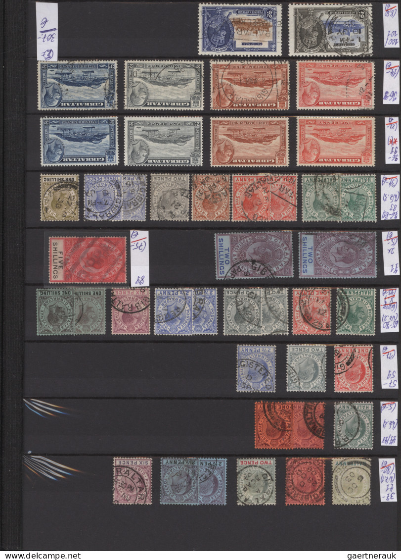 World Wide: 1863/1996 Ca., Interesting Lot With Collections Of Small Countries I - Verzamelingen (zonder Album)