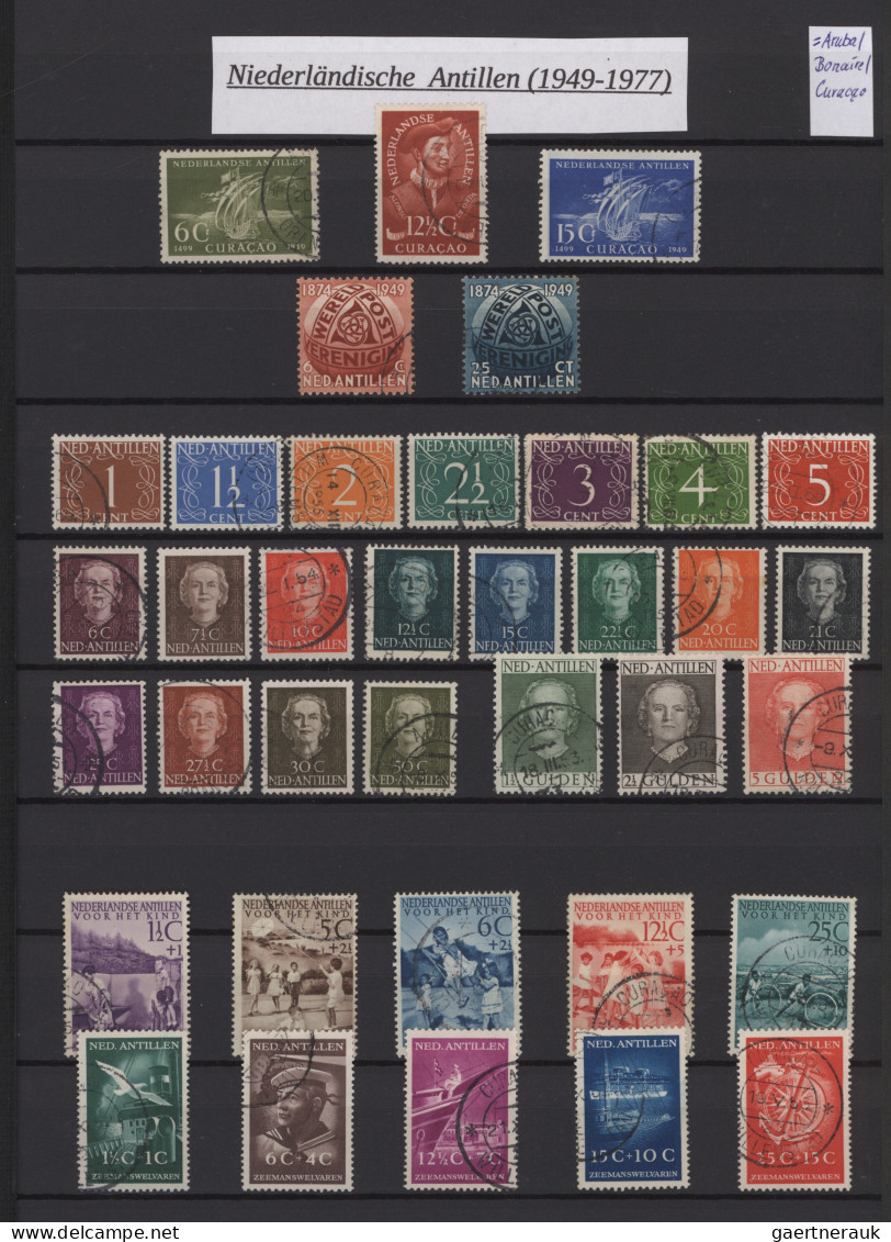 World Wide: 1863/1996 Ca., Interesting Lot With Collections Of Small Countries I - Collezioni (senza Album)