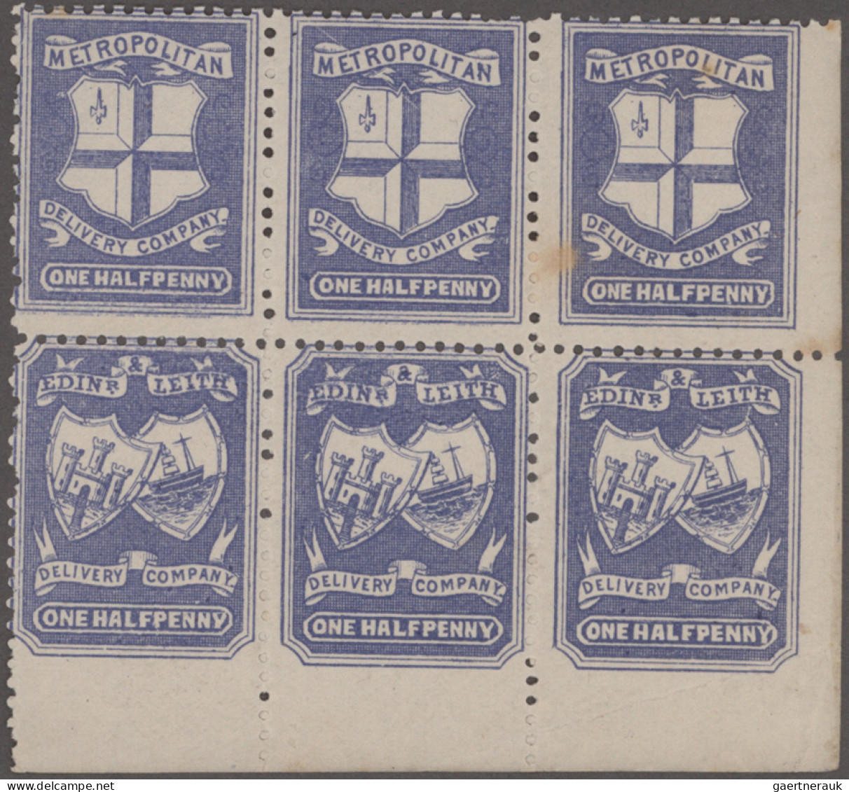 World Wide: 1860/1990 (ca.), Comprehensive Collection Of Local Mail Stamps, Priv - Verzamelingen (zonder Album)