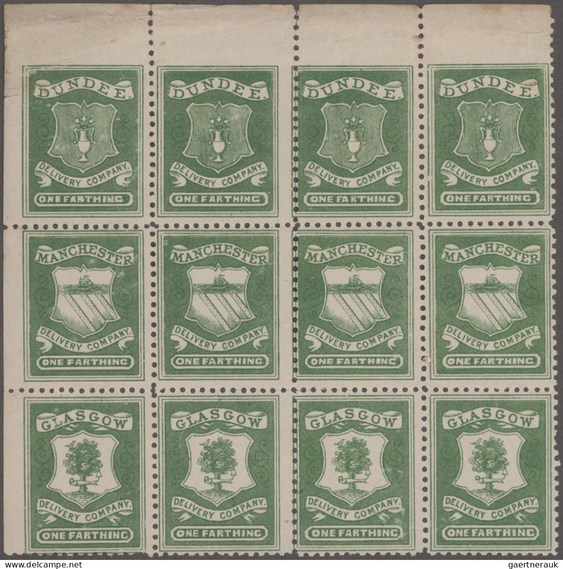 World Wide: 1860/1990 (ca.), comprehensive collection of local mail stamps, priv