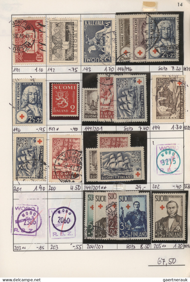 World Wide: 1880/1970 (ca.), Mint And Used Balance In Eight Approval Books, Comp - Collections (sans Albums)