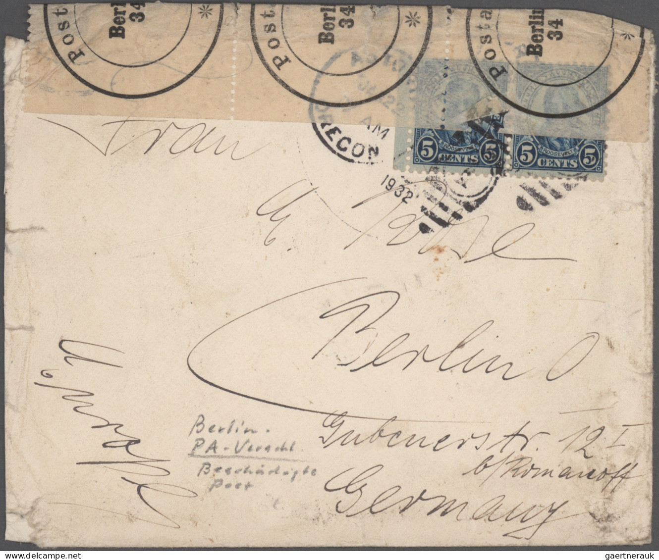 World Wide: 1910/1988, Lot Of 22 Covers/cards With Special Features Like Damaged - Colecciones (sin álbumes)