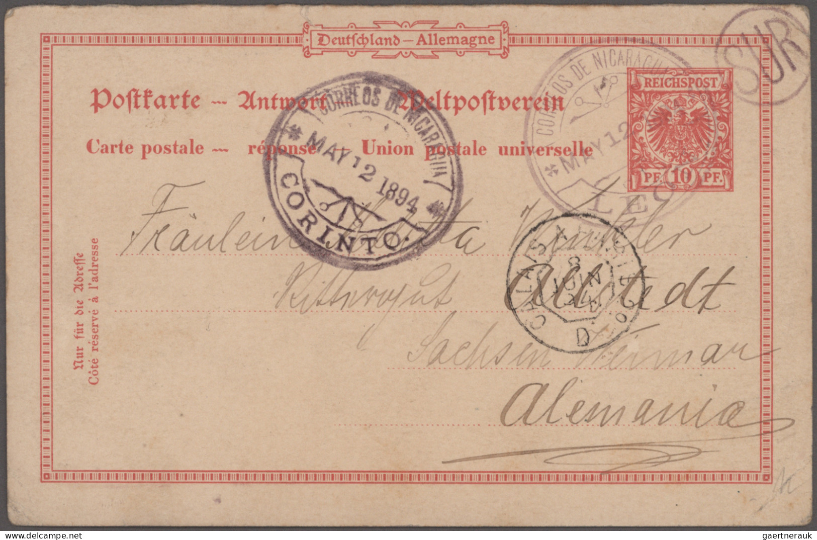 Worldwide Postal Stationery: 1870/1920 (ca), Approx. 50 Postal Stationary Cards, - Other & Unclassified