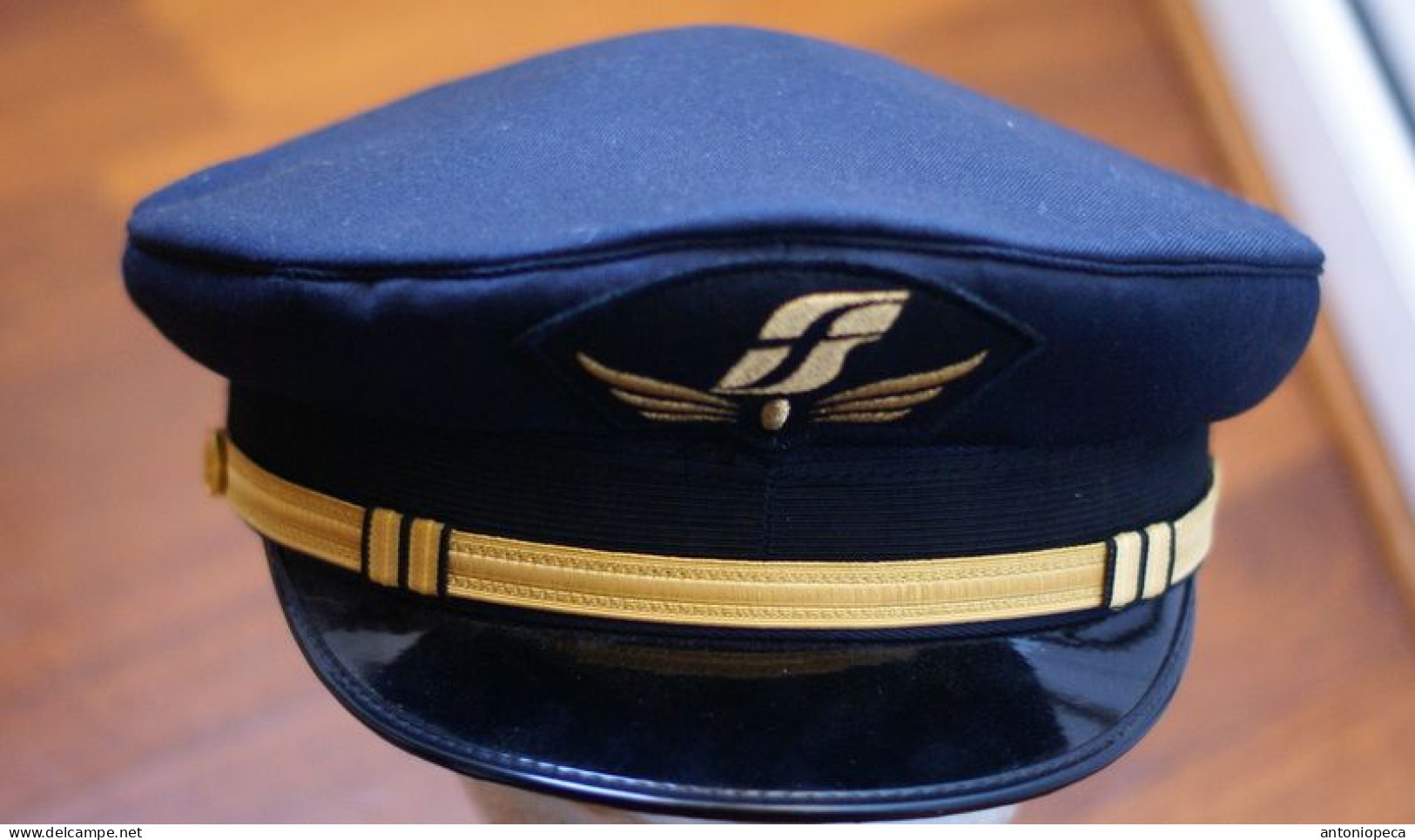 ITALY, ITALIAN RAILWAYS CHEF SERVICE CAP - Helme & Hauben