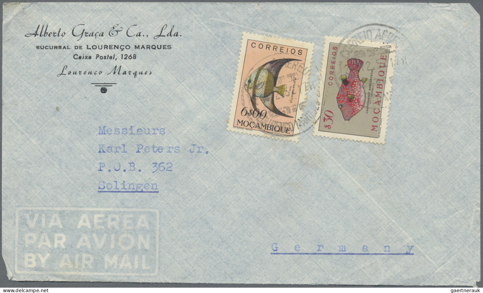 Oversea: 1930/1980 (ca.), Balance Of Apprx. 320 Covers/cards, Comprising E.g. Am - Autres & Non Classés