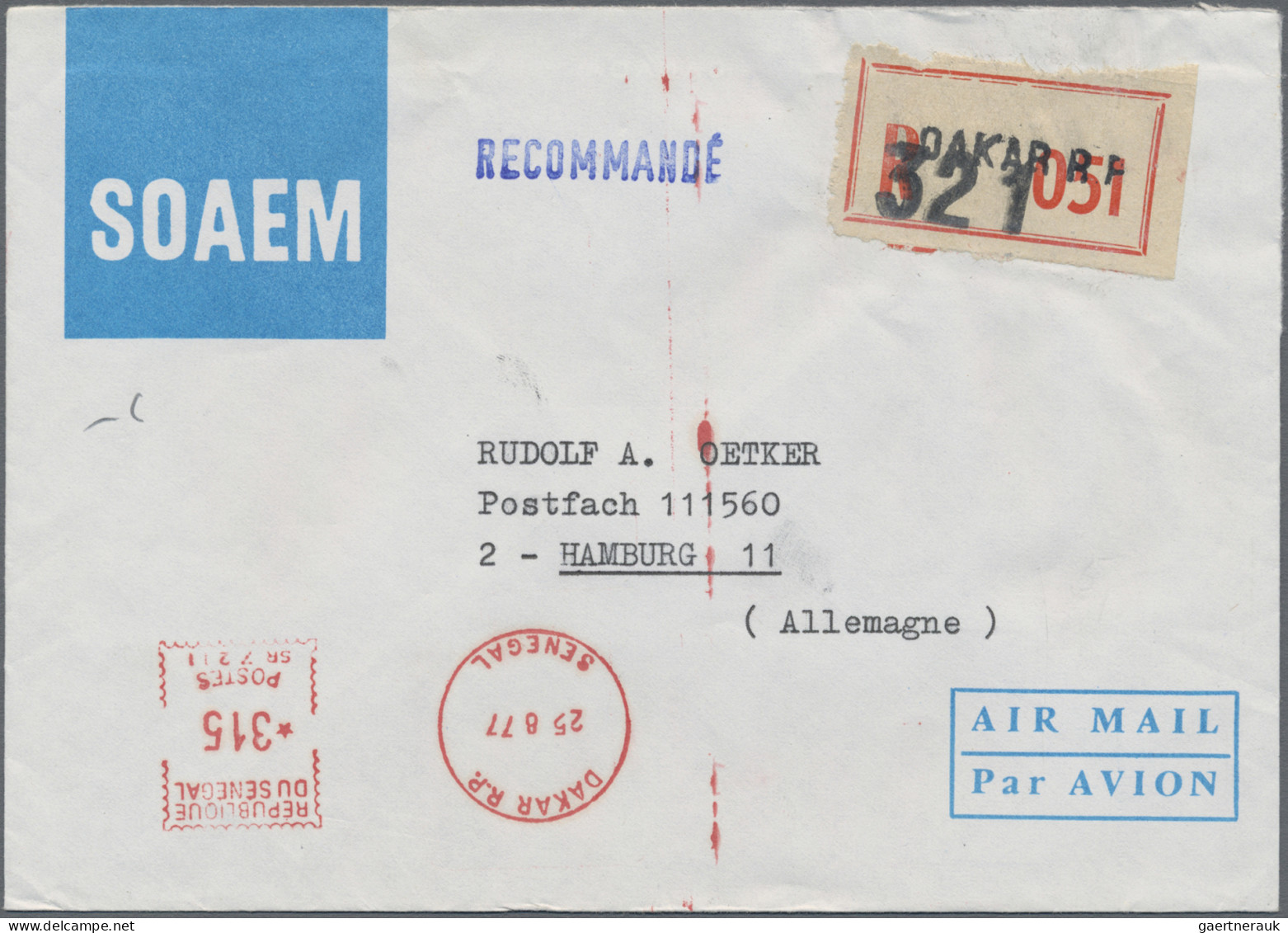 Africa: 1953/1980, METER MARKS, Assortment Of 77 Commercial Covers, Comprising S - Autres - Afrique