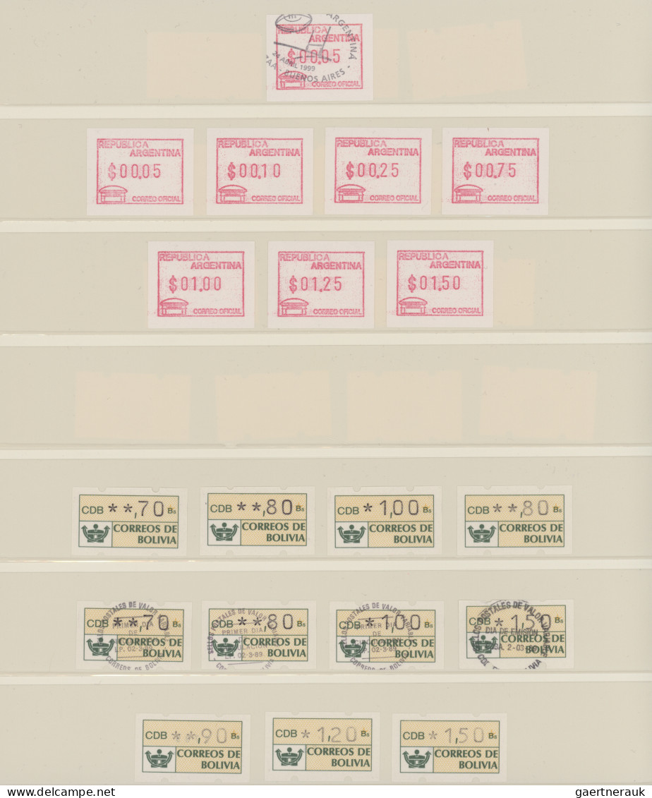 Americas: 1984/2012, MACHINE LABELS, Collection Of Apprx. 270 Labels Plus Some C - Altri - America