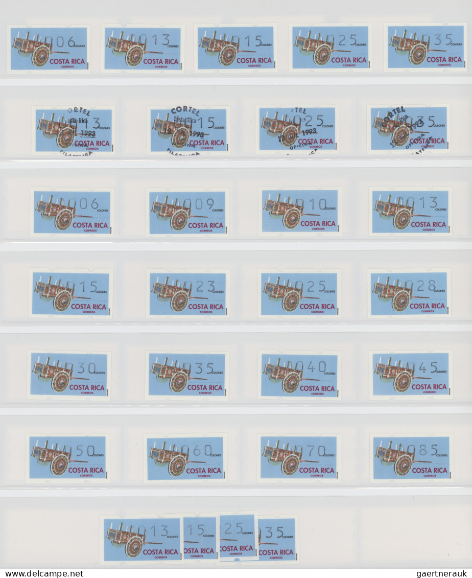 Americas: 1984/2012, MACHINE LABELS, Collection Of Apprx. 270 Labels Plus Some C - Sonstige - Amerika