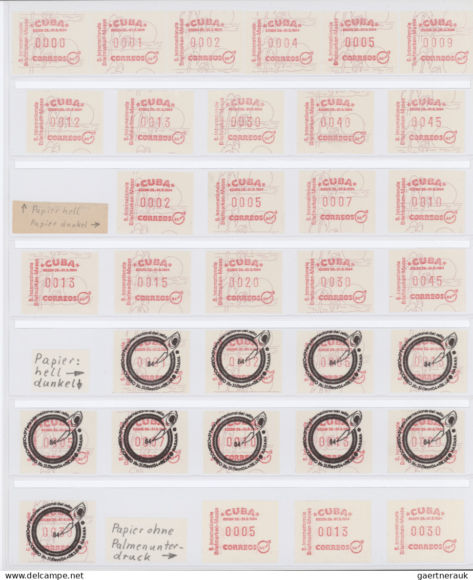 Americas: 1984/2012, MACHINE LABELS, Collection Of Apprx. 270 Labels Plus Some C - Amerika (Varia)