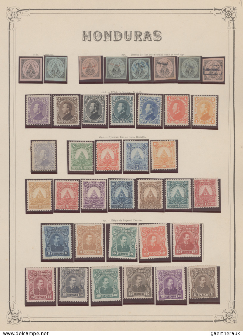 Central And South America: 1860/1930 (ca.), Central America, Mainly Unused Colle - America (Other)