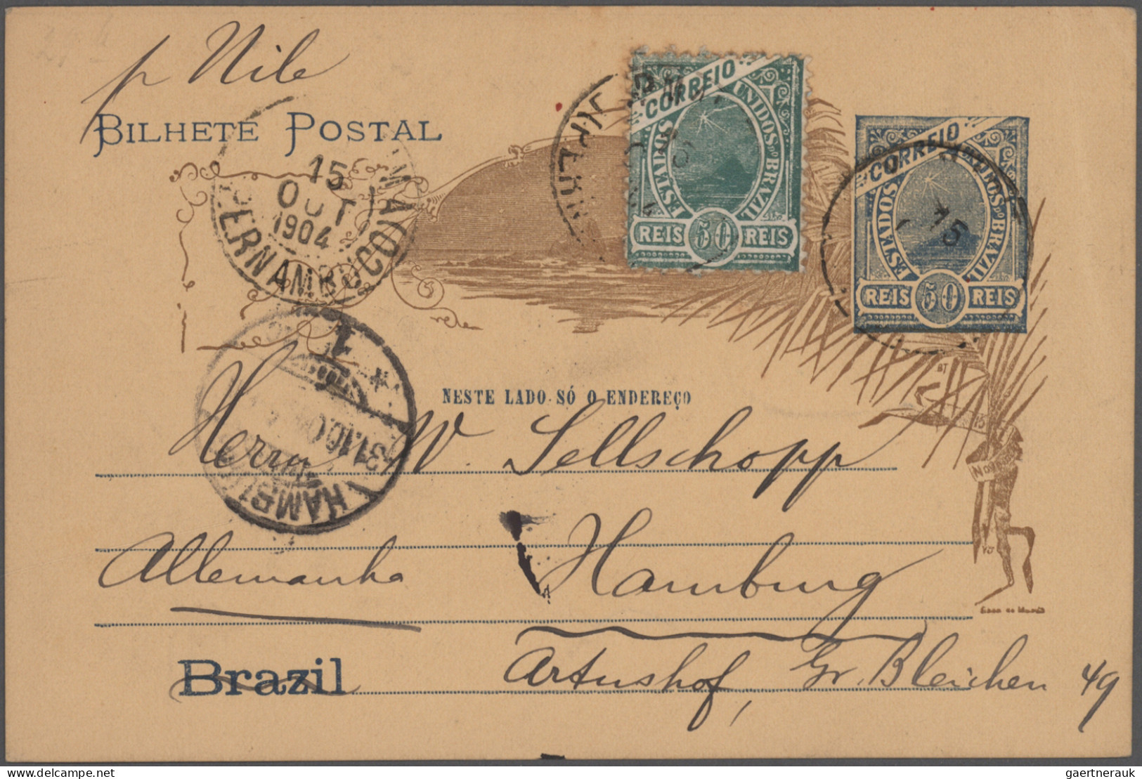 Central And South America: 1835/1950 (ca.), Balance Of Apprx. 150 Covers/cards, - Altri - America