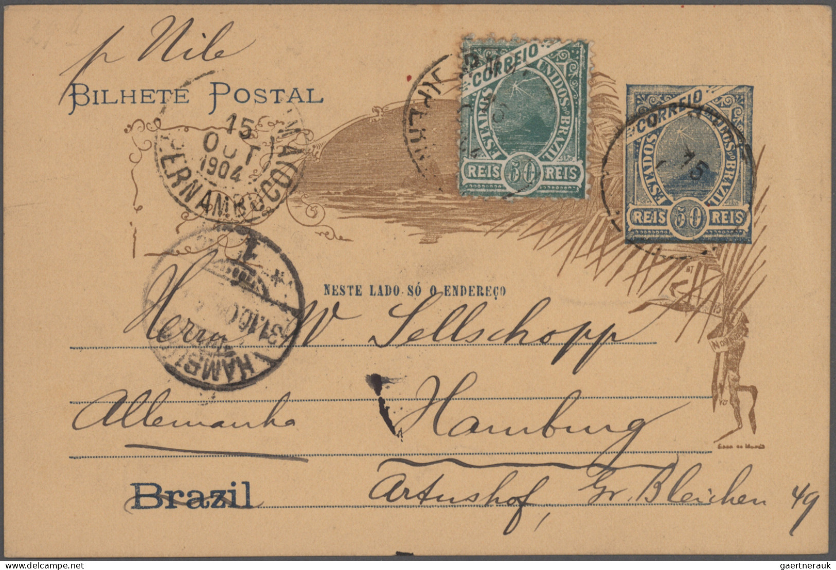 Central And South America: 1835/1950 (ca.), Balance Of Apprx. 150 Covers/cards, - Sonstige - Amerika