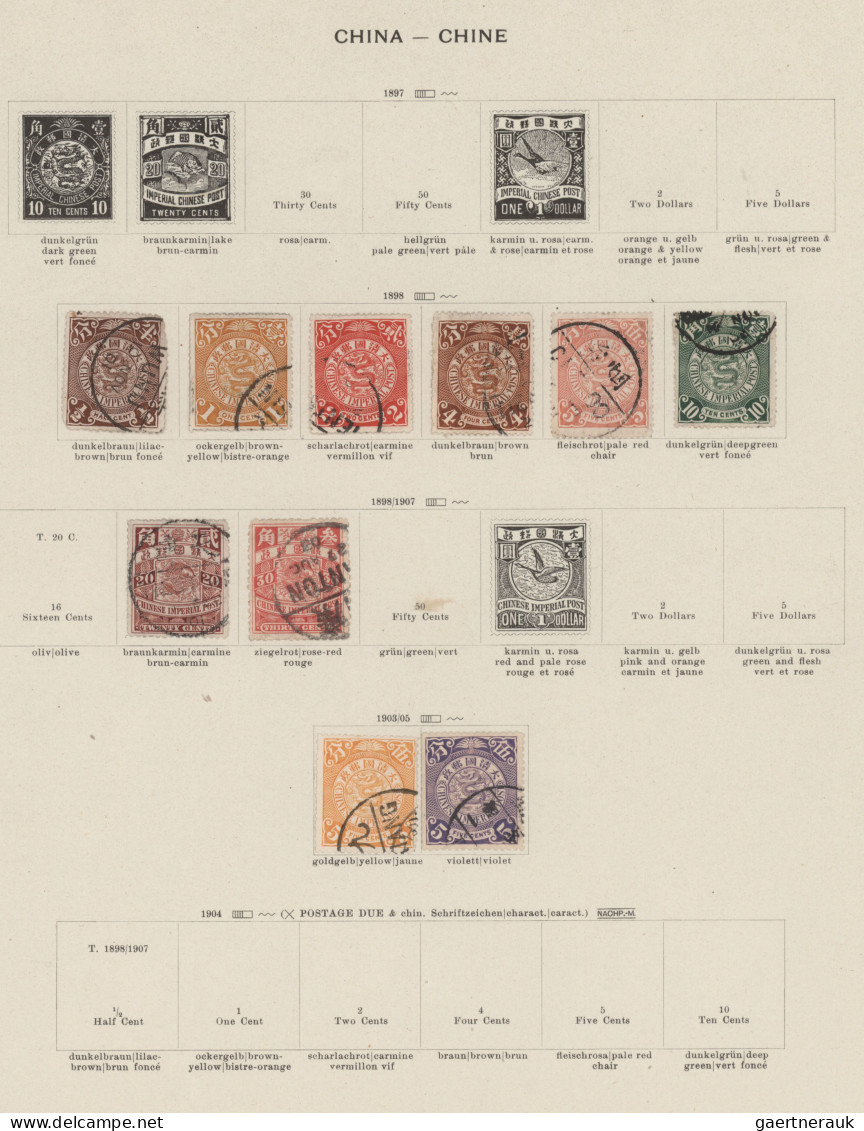 Asia: 1863/1929 (ca.), Asia Stamps From Annam & Tonking ToTrengganu On Preprinte - Otros - Asia
