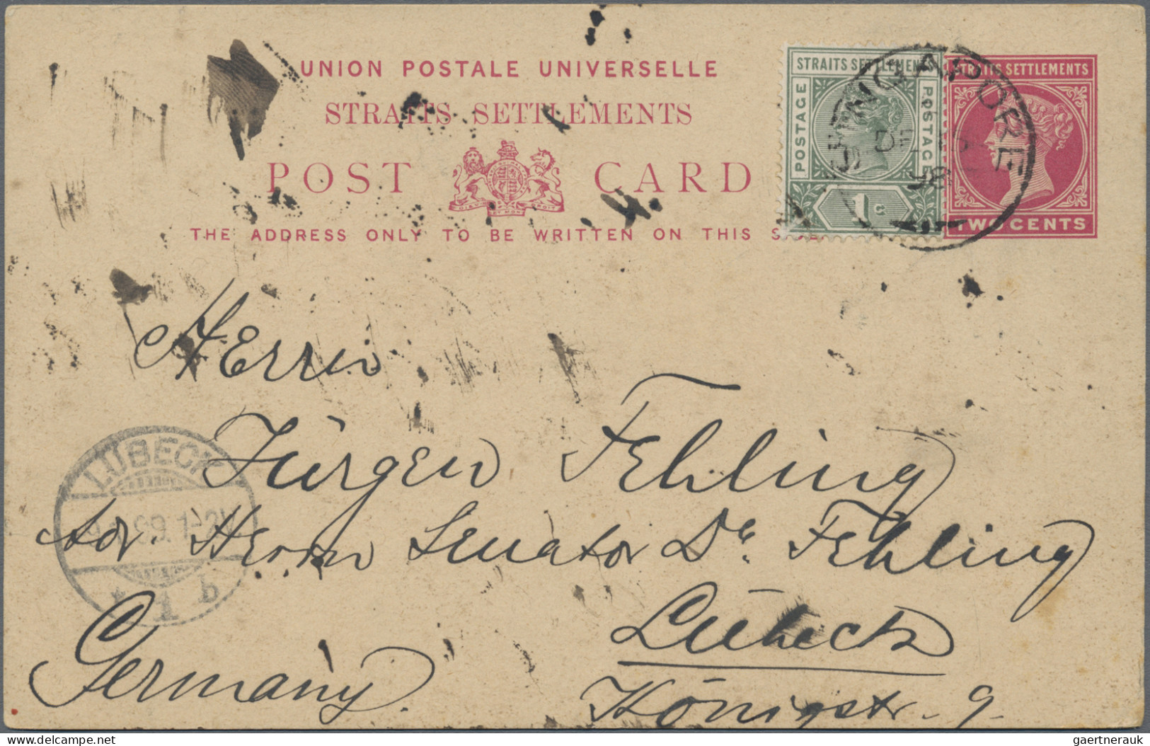 Asia: 1874/1943, covers/mostly used stationery (66) of Ceylon, Japan, Netherland