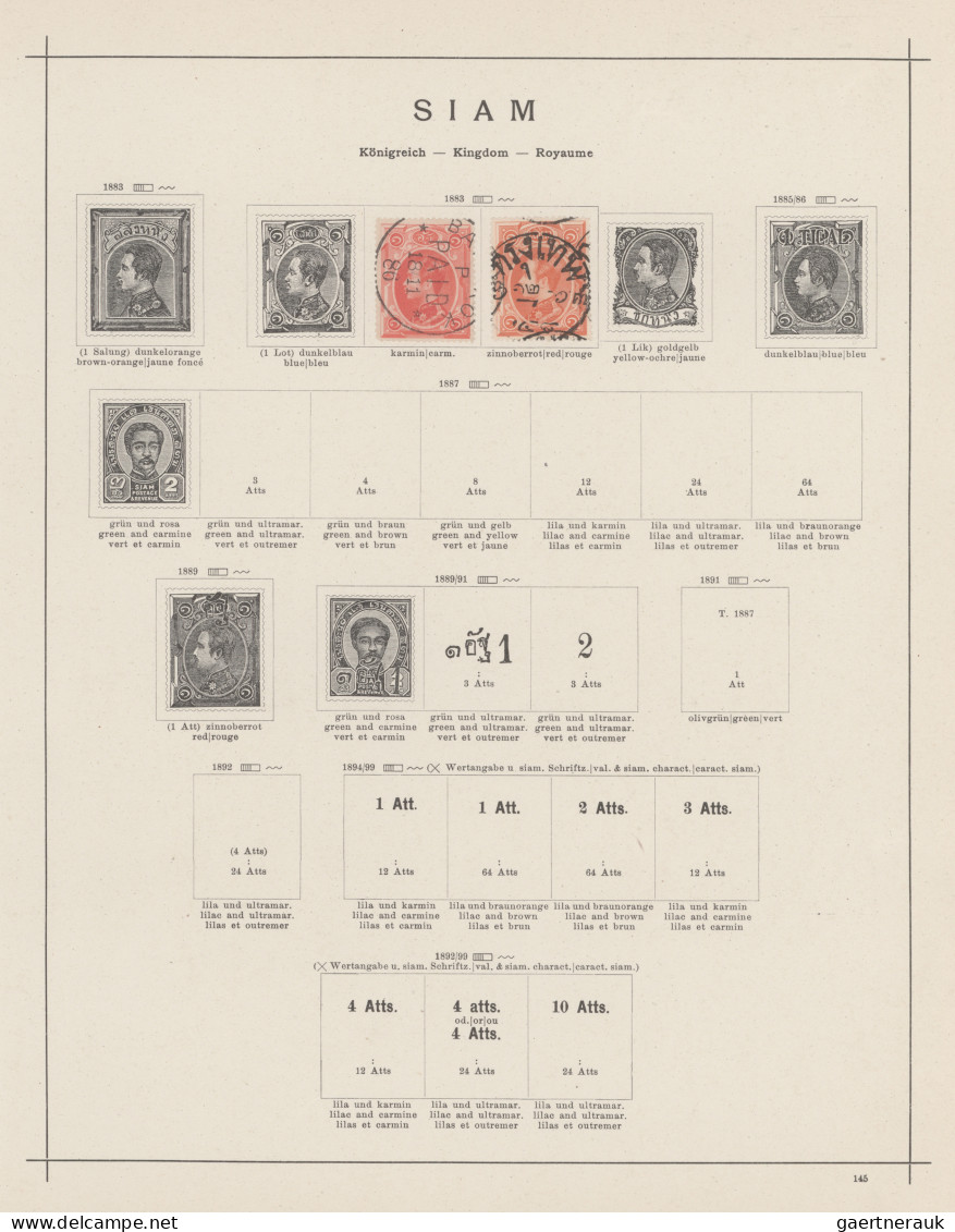 Asia: 1860/1910's (c.): Collection Of Mint And Used Stamps From China, Hongkong, - Sonstige - Asien