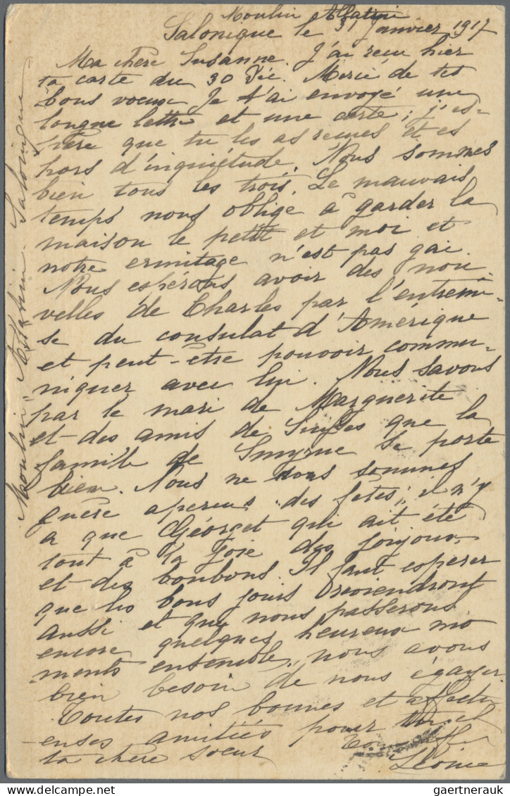 Levant: 1898/1919, Correspondence To Geneve/Lausanne/Switzerland, Assortment Of - Turkey (offices)