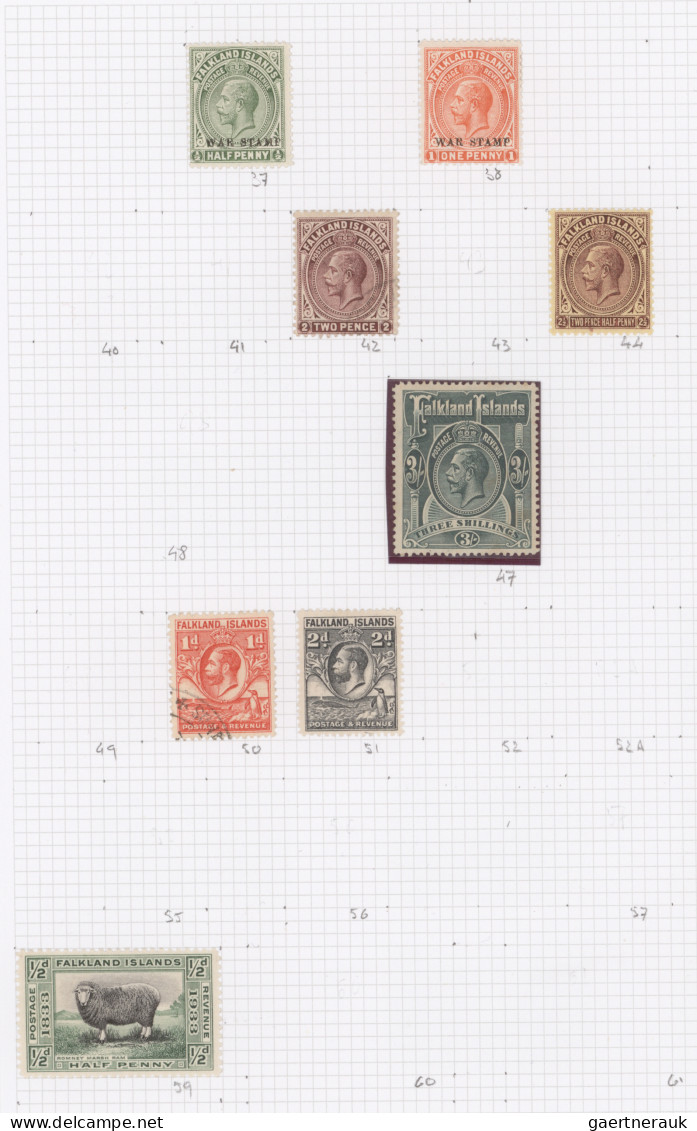 British Colonies: 1855/1970 (ca.), used and mint collection in four DAVO albums,