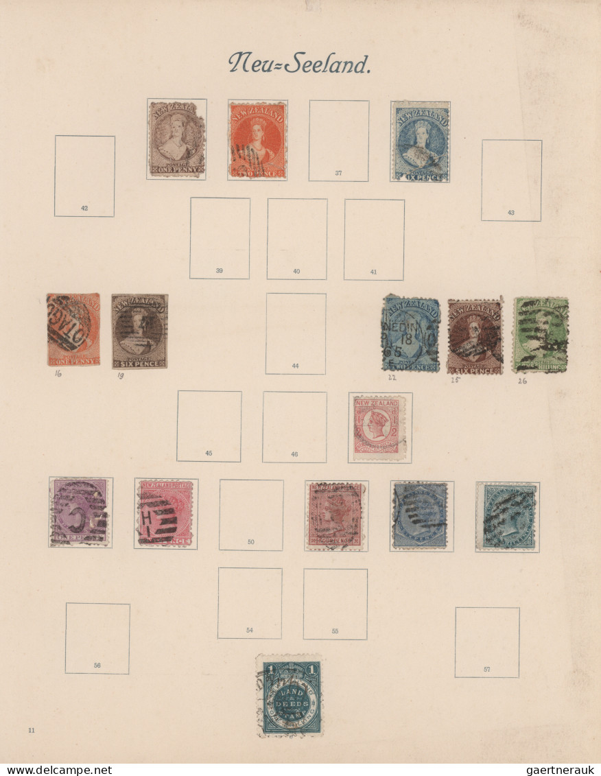 British Colonies: 1855/1910 (ca.), Used And Unused Collection Of Apprx. 530 Stam - Altri & Non Classificati