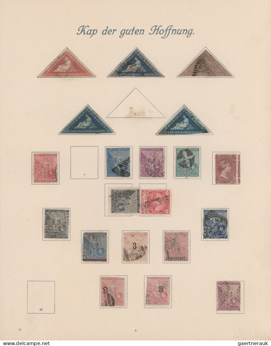 British Colonies: 1855/1910 (ca.), Used And Unused Collection Of Apprx. 530 Stam - Sonstige & Ohne Zuordnung