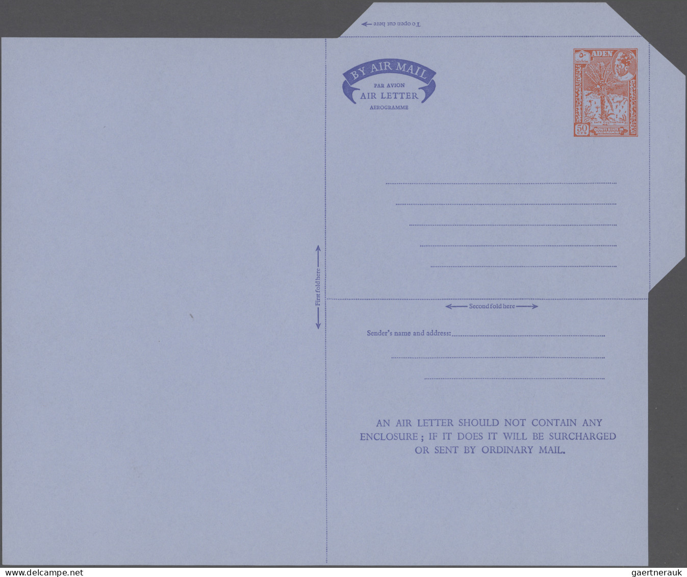 British Commonwealth: 1945/1970 (ca.), Balance Of Apprx. 200 Unused Air Letter S - Other & Unclassified