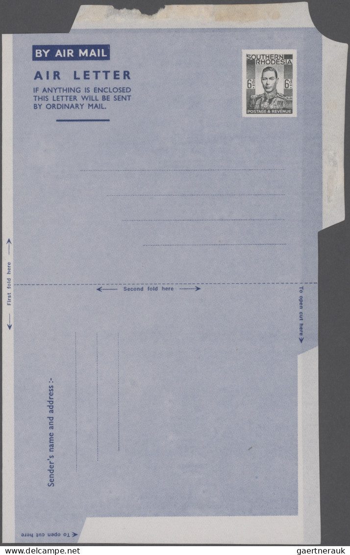 British Commonwealth: 1945/1970 (ca.), Balance Of Apprx. 200 Unused Air Letter S - Otros & Sin Clasificación