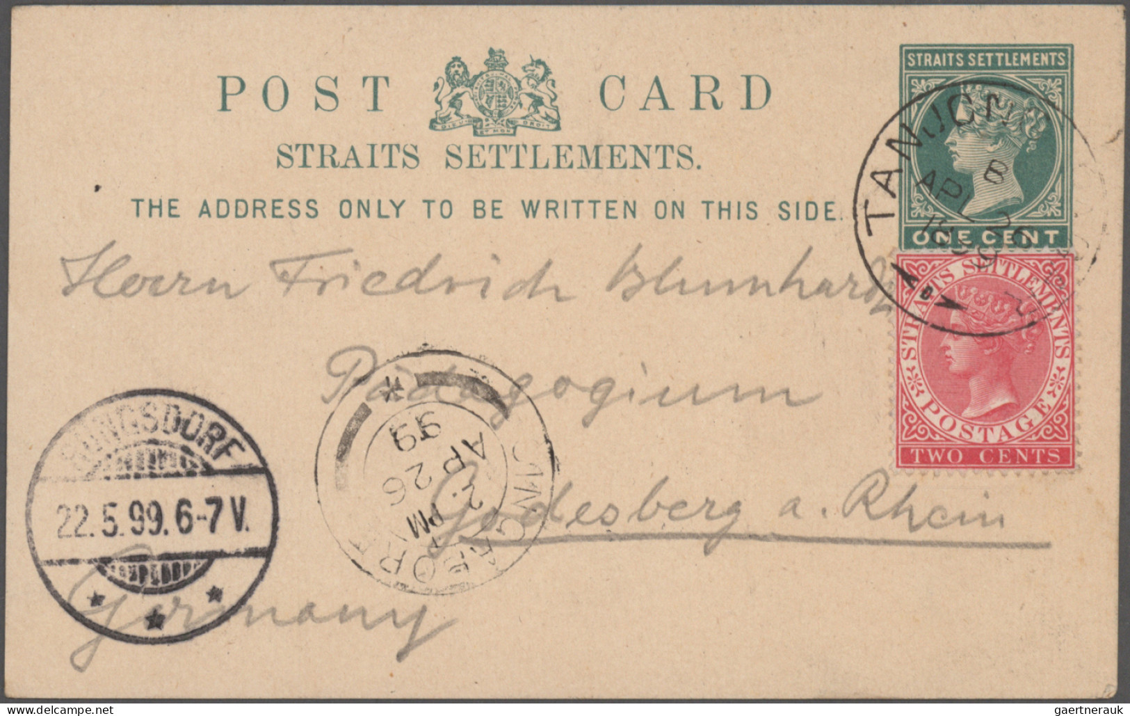 British Commonwealth: 1880/1920's Ca.: 58 Covers, Postcards And Postal Stationer - Sonstige & Ohne Zuordnung