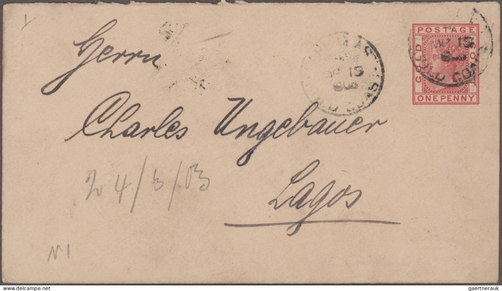 British Commonwealth: 1890/1950's British Africa: Nine Postal Stationery Items F - Other & Unclassified