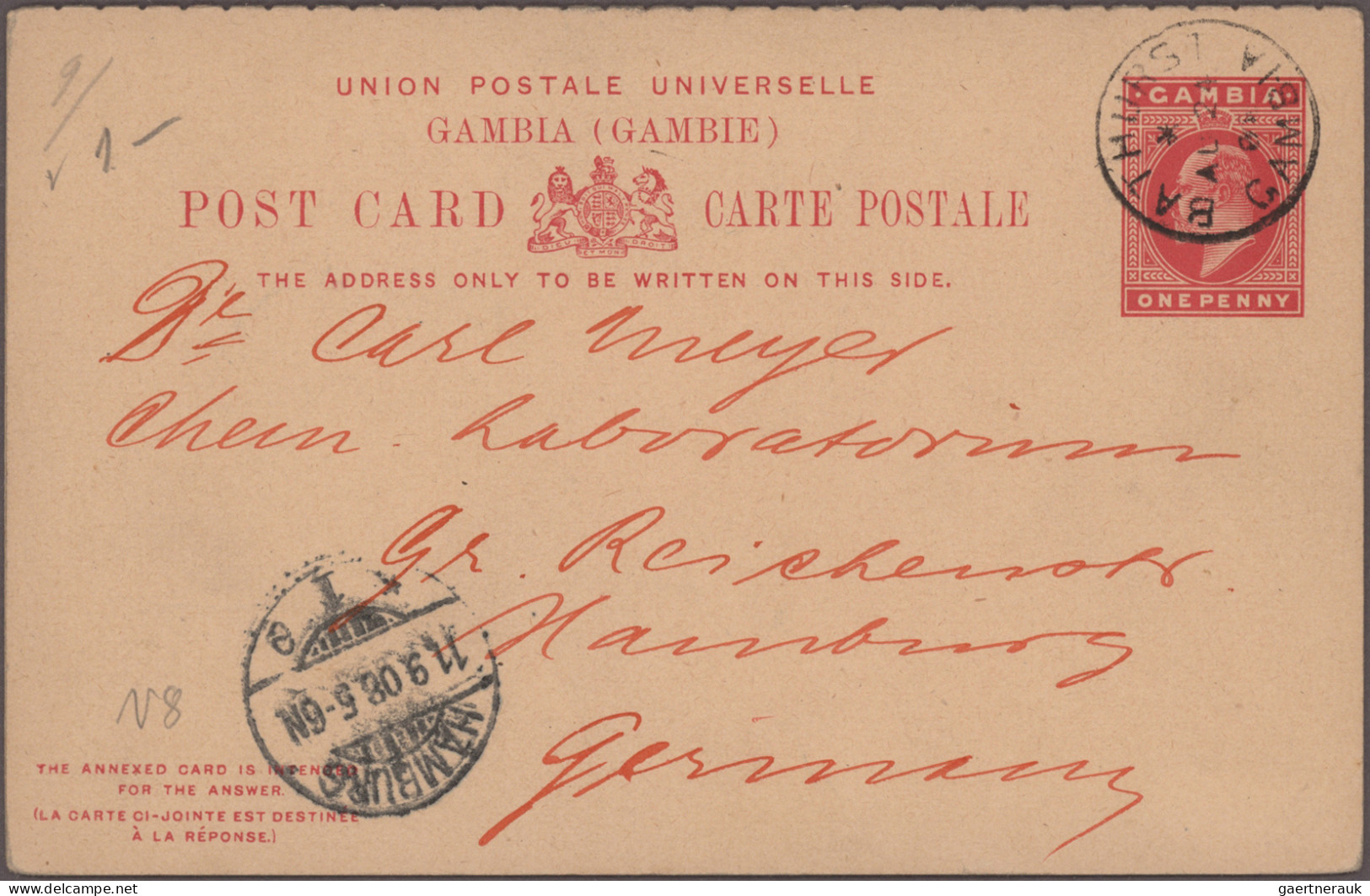 British Commonwealth: 1890/1950's British Africa: Nine Postal Stationery Items F - Other & Unclassified