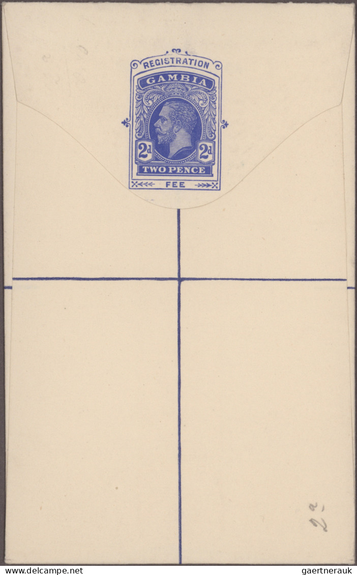 British Commonwealth: 1890/1950's British Africa: Nine postal stationery items f