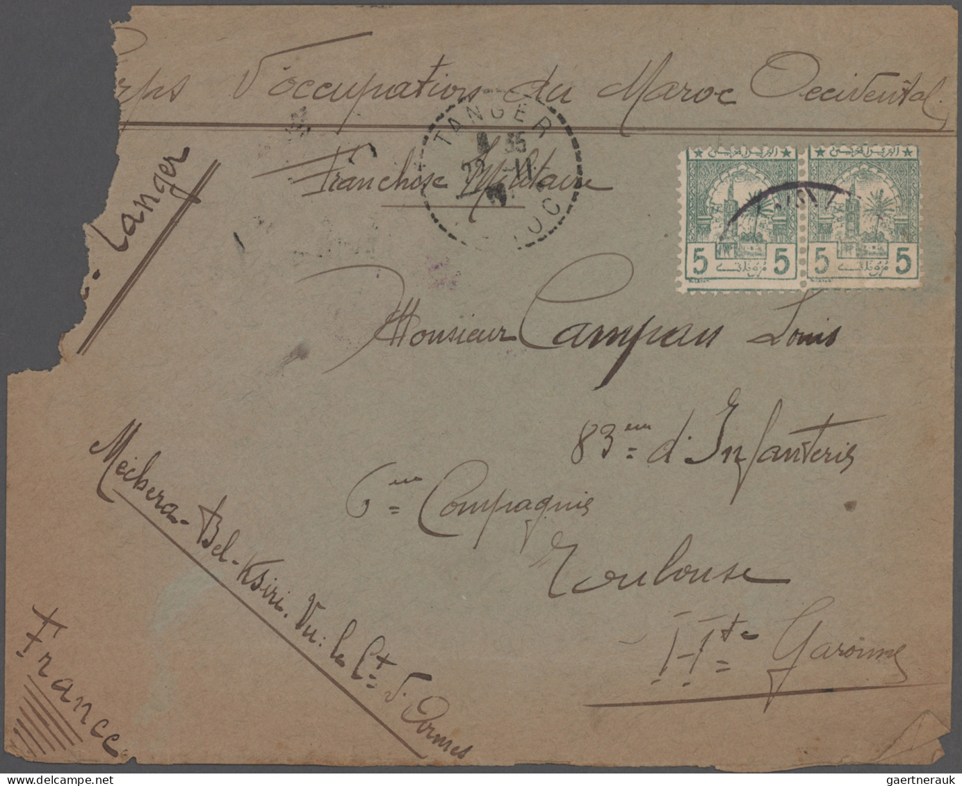 French Colonies: 1900/1940 (ca.), French Africa, Lot Of 20 Covers/cards, Varied - Autres & Non Classés