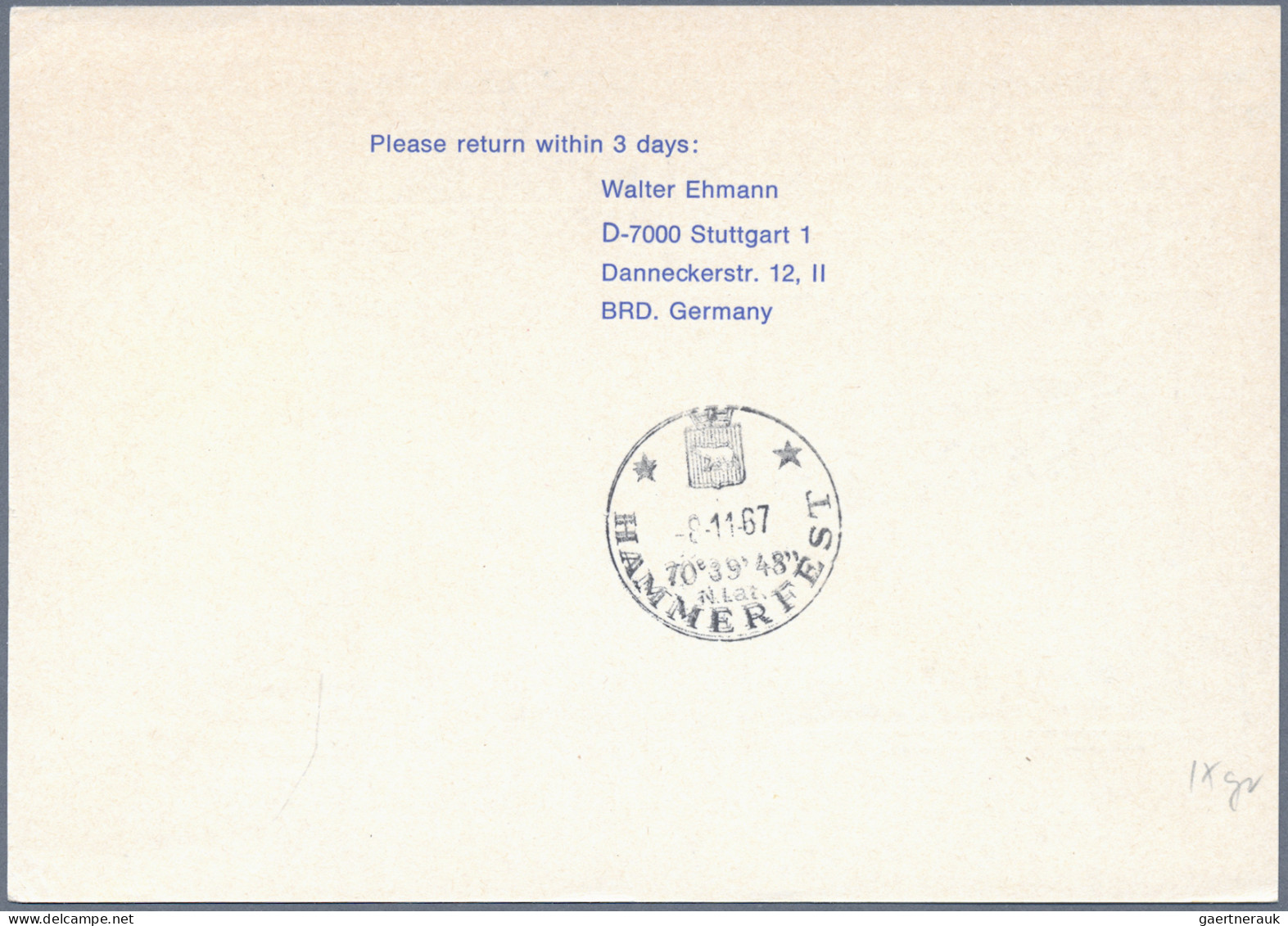 Air Mail - Germany: 1912/1987, inhaltsreiche Partie von ca. 210 Briefen und Kart