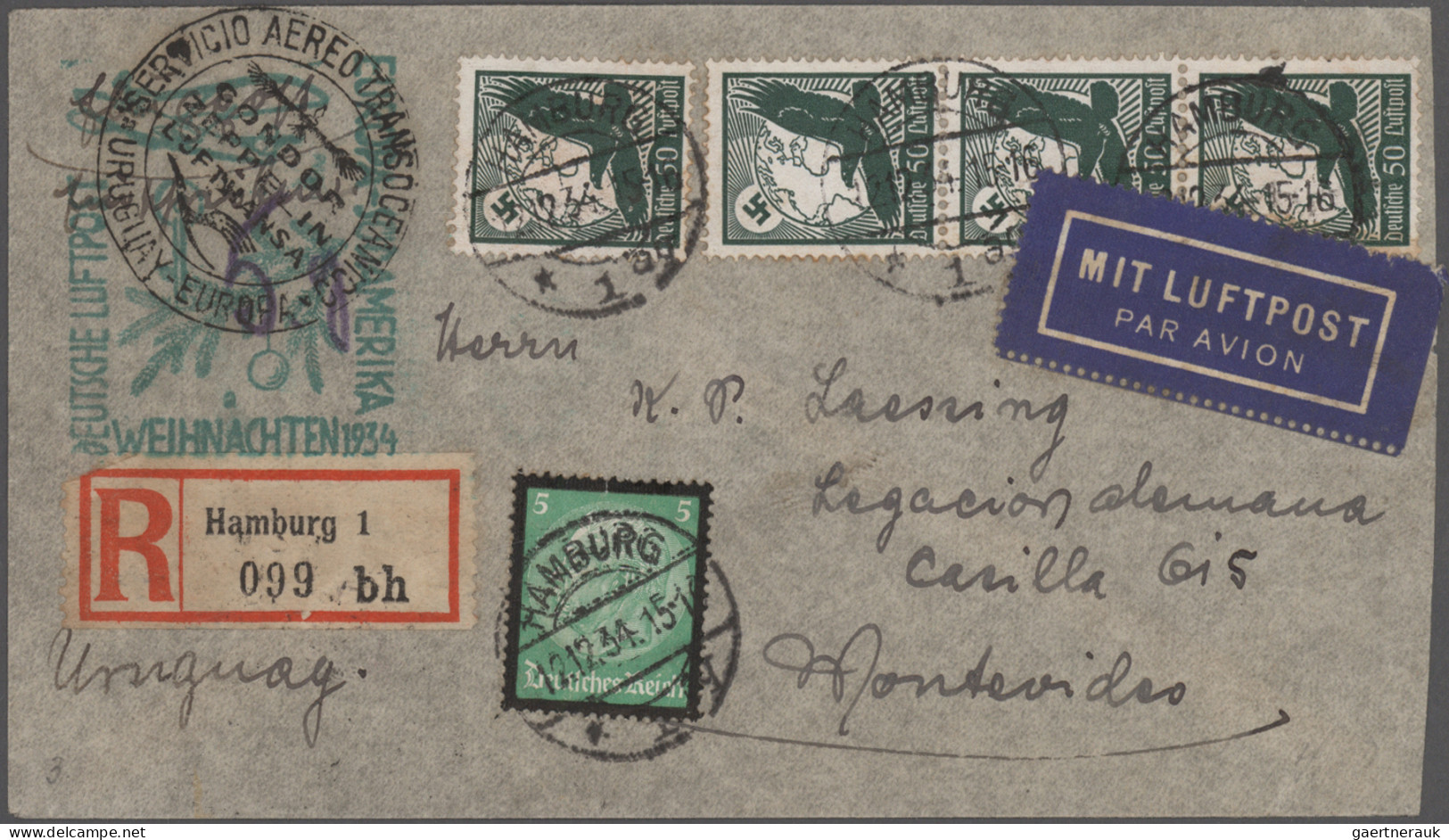 Air Mail - Germany: 1930/1940, Posten Mit über 100 Flugpostbelegen Condor/Luftha - Posta Aerea & Zeppelin