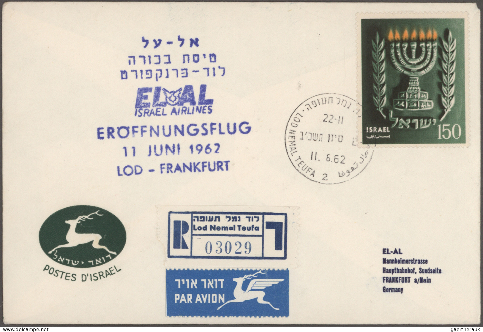 Air Mail - Germany: 1953/2008, Großer Bestand Eines Fleißigen Luftpostsammlers M - Poste Aérienne & Zeppelin