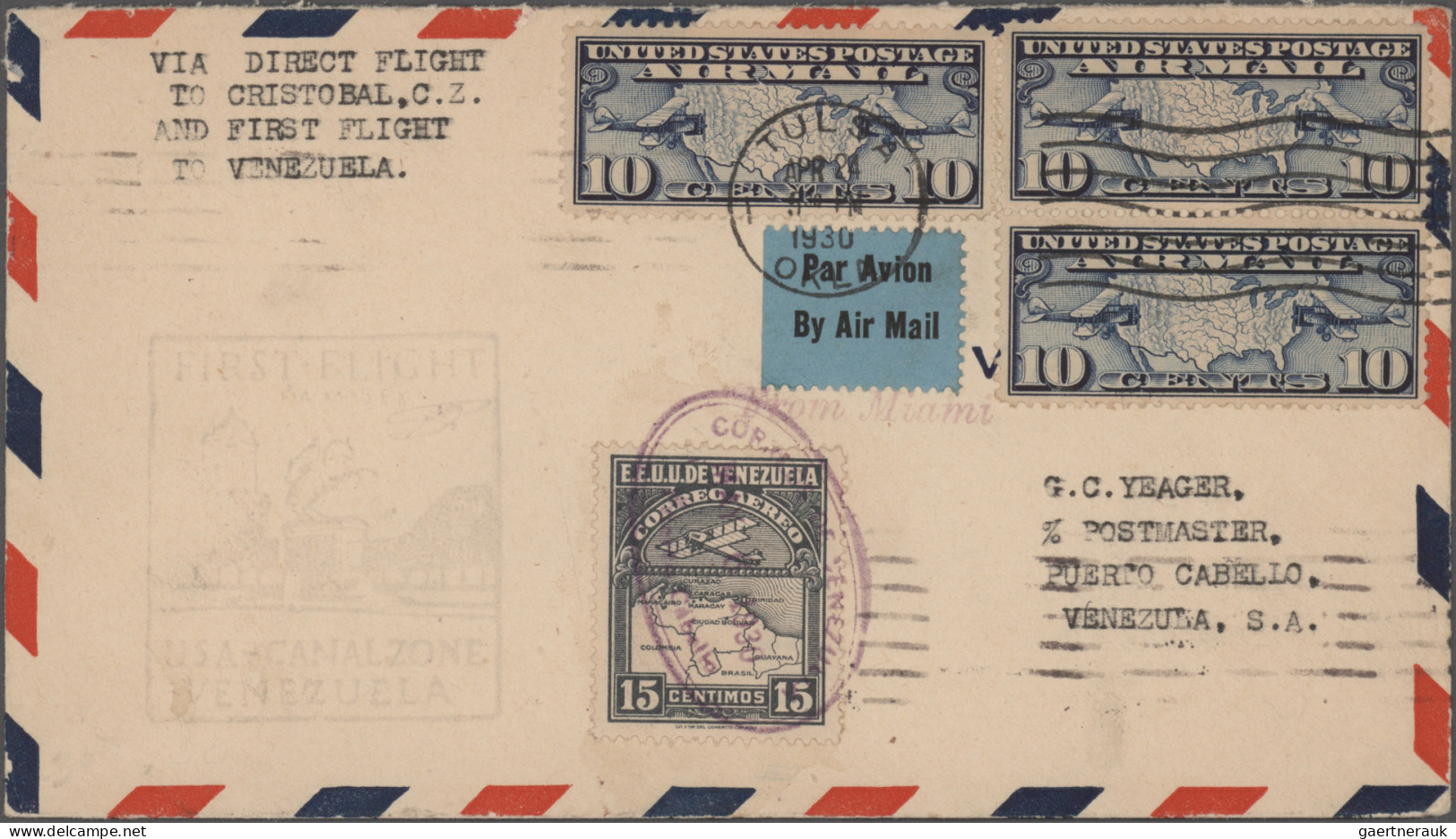 Airmail - Europe: 1920/1960er Jahre Ca.: Kollektion Von 28 Flugpostbelegen Aus E - Otros - Europa