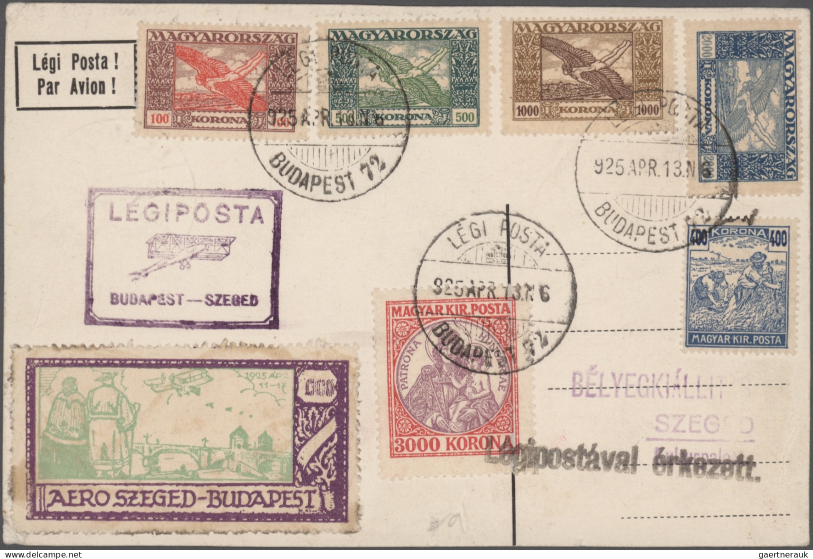 Airmail - Europe: 1920/1960er Jahre Ca.: Kollektion Von 28 Flugpostbelegen Aus E - Sonstige - Europa