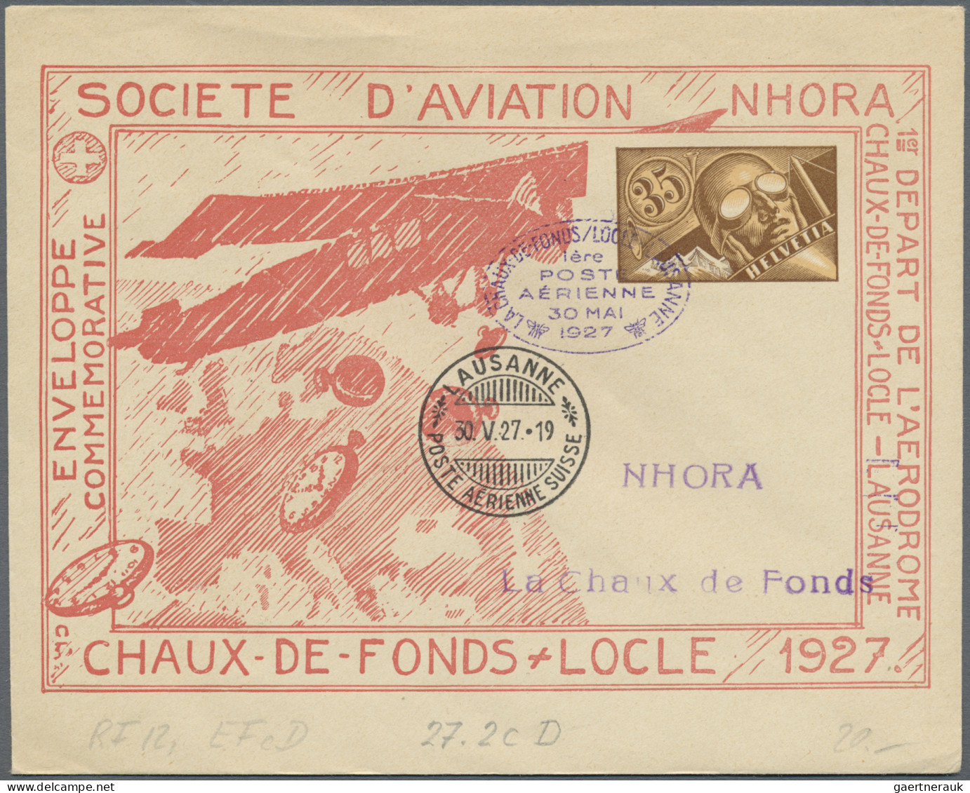 Airmail - Europe: 1924/1990 (ca): 6,700 First Flight Covers Switzerland. ÷ Ab 19 - Andere-Europa