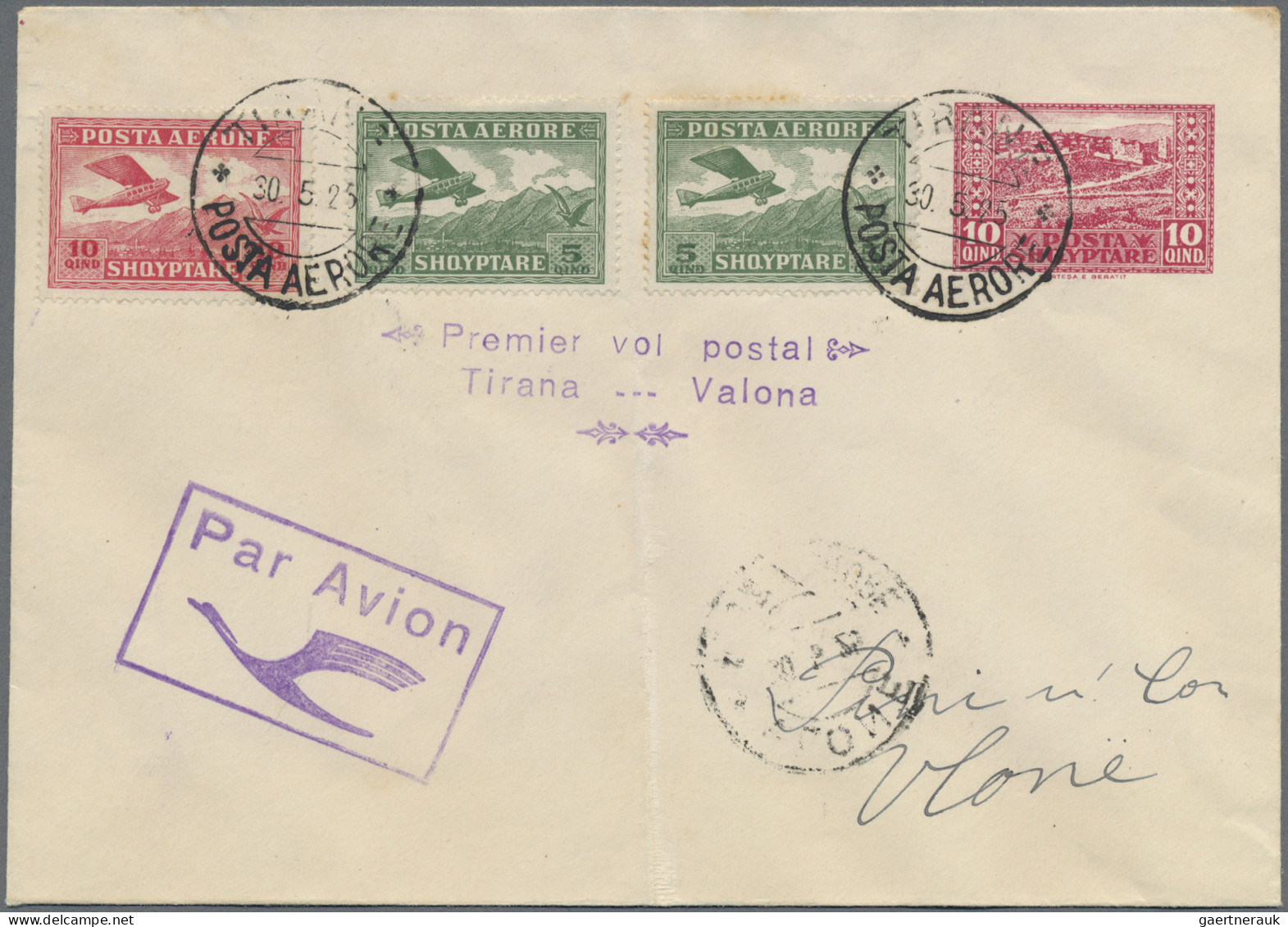 Airmail - Europe: 1925/1985, assortment of apprx. 156 airmail covers/cards, all