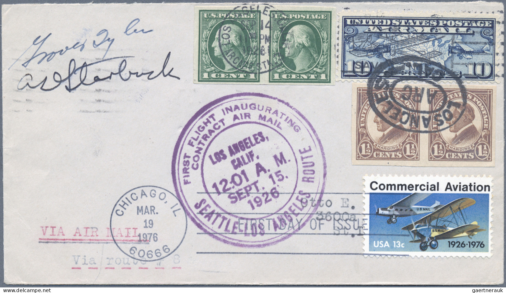 Airmail - Overseas: 1926/1988, assortment of apprx. 164 airmail covers/cards, go